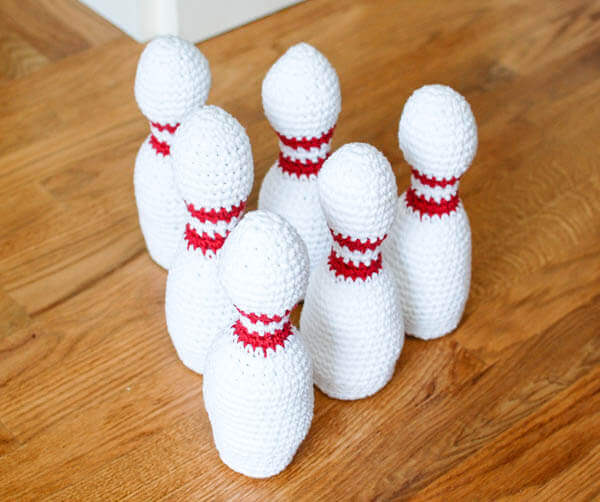 Crochet Bowling Set Petals to Picots