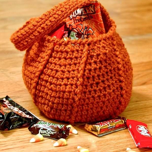 Pumpkin Bag Halloween crochet pattern