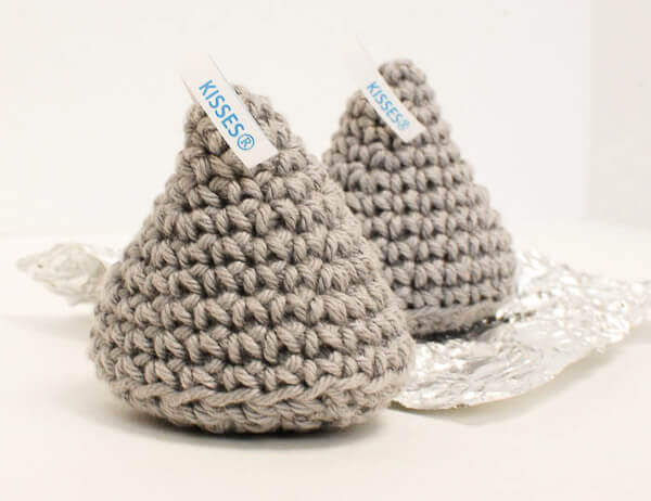 Crochet Hershey Kiss Pattern