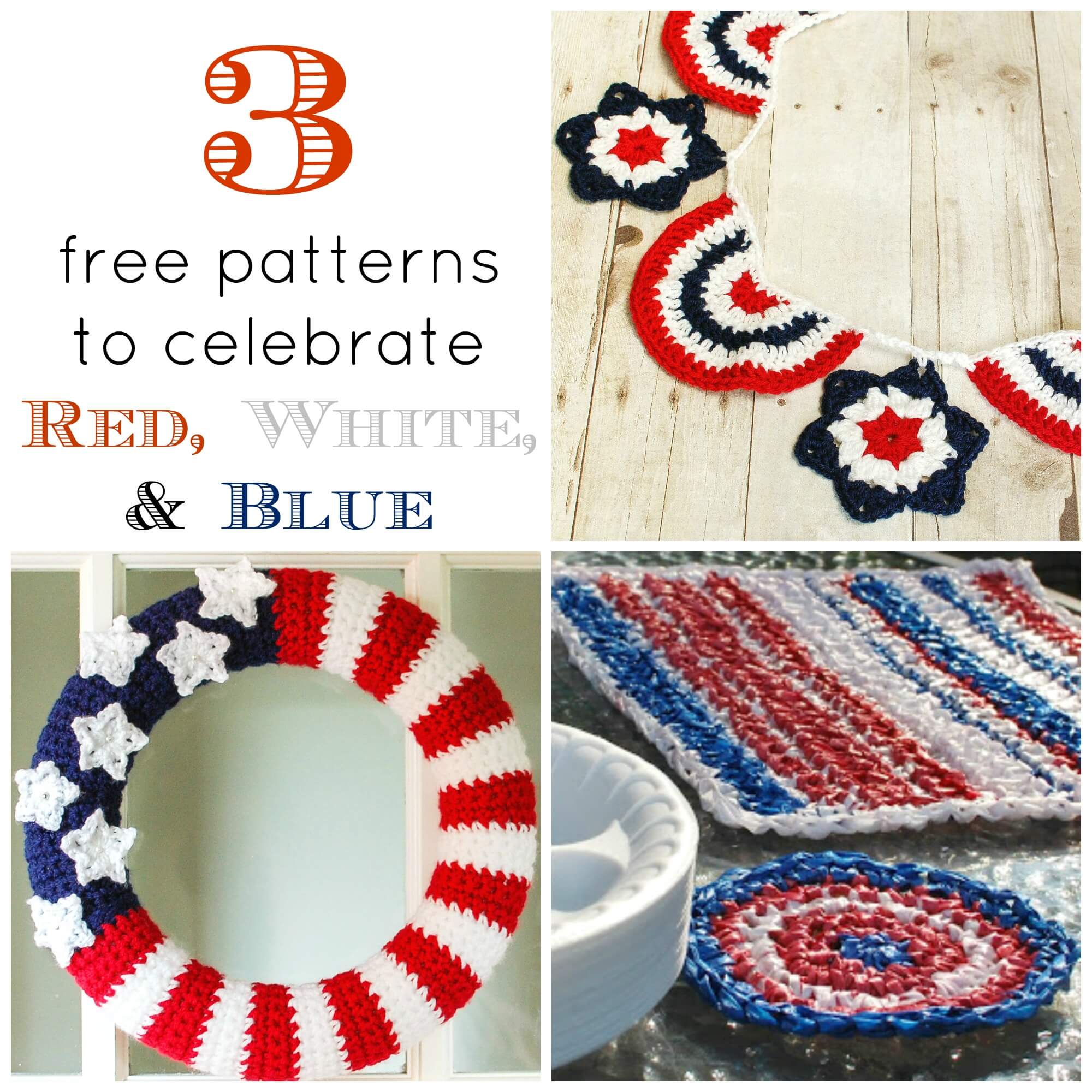 4th of July Crochet Patterns