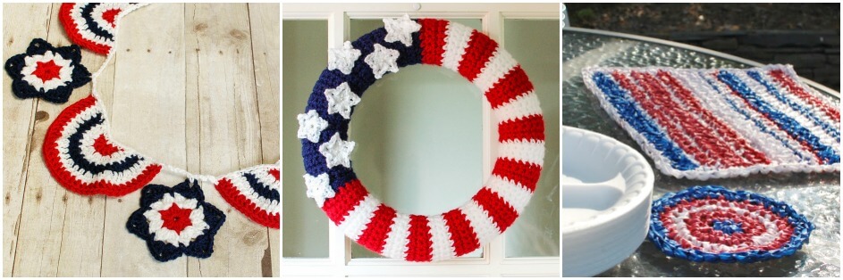 Patriotic Mason Jar Utensil Holder Crochet Pattern ...