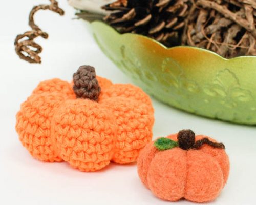 A Pumpkin Needle Felting Project felted pumpkin (2 of 3)