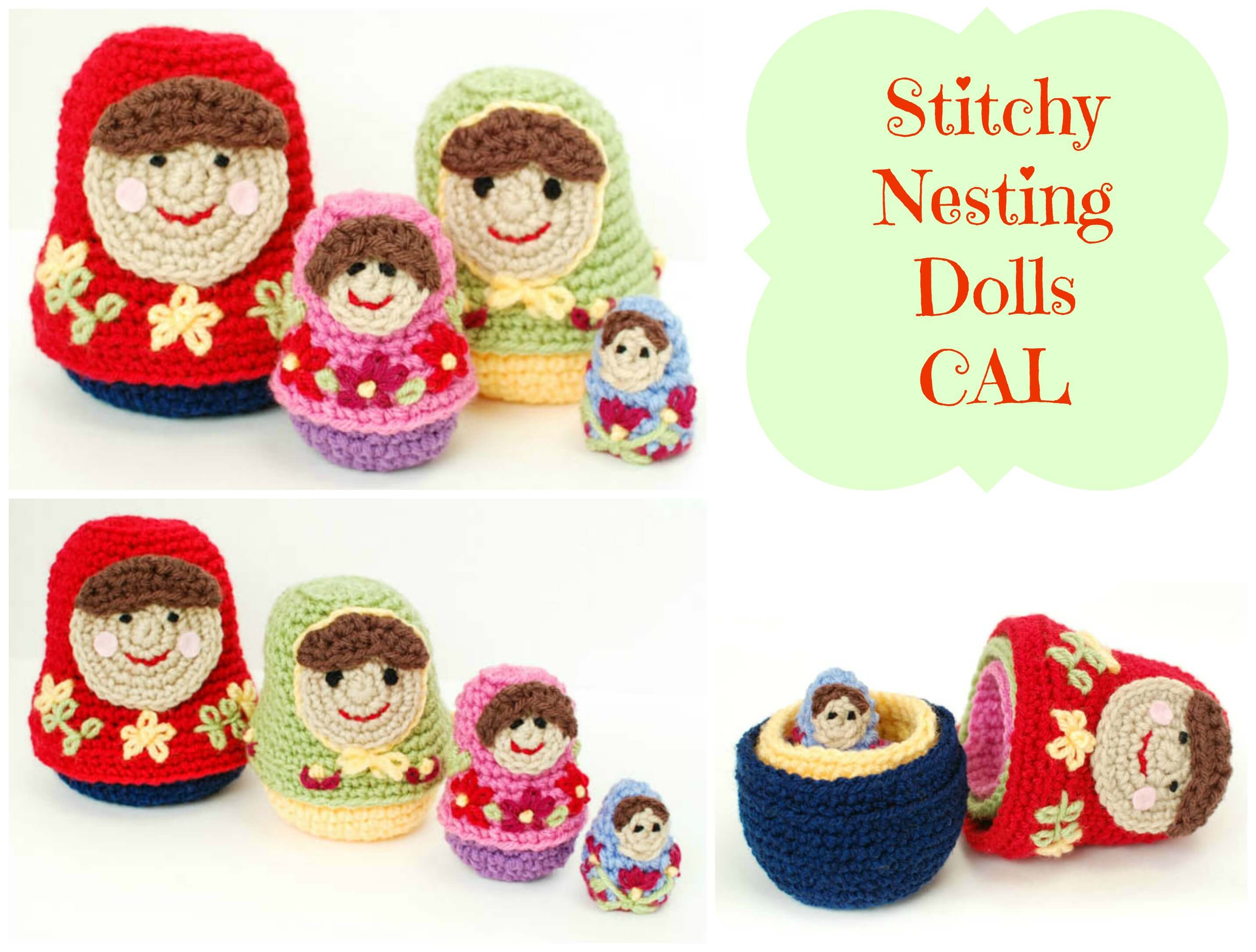 Crochet Nesting Dolls CAL Finale and Giveaway! - Petals to Picots