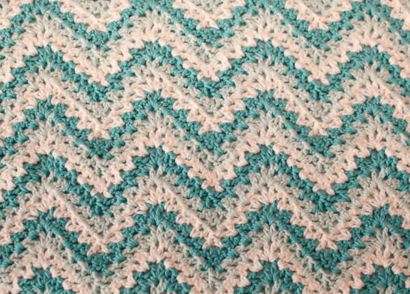 Gentle Ripple Baby Blanket and Hat Crochet Pattern ...