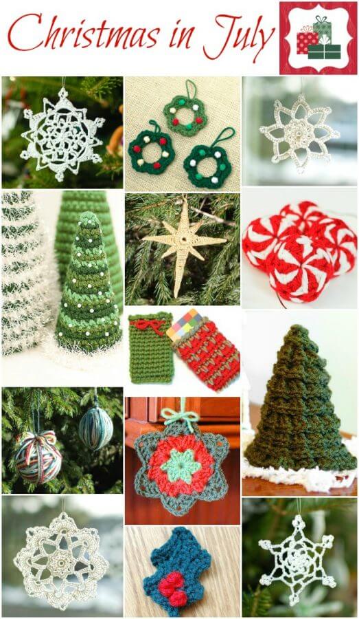 Christmas in July ... And Free Christmas Crochet Patterns - Petals to ...