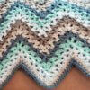 V-Stitch Crochet Ripple Afghan Pattern Lacy Ripple Afghan and Granny Pillow Pattern_10_2014-4