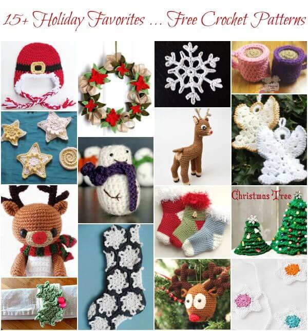 15+ Holiday Favorites ... Free Christmas Crochet Patterns ...