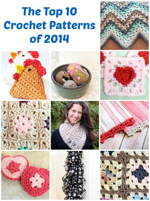 Top 10 crochet patterns of 2014 www.petalstopicots.com #crochet # ...