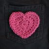 Crochet Heart Applique Pattern … Perfect for Valentine’s Day! new-2