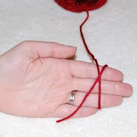 Magic Ring Crochet Step 1: Make a loop with the yarn around your fingers with the tail end of the yarn behind the working yarn (the yarn coming from the skein) and leaving a tail about 6 inches long