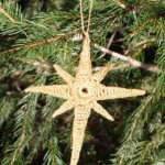 Crocheted Star of Bethlehem Ornament