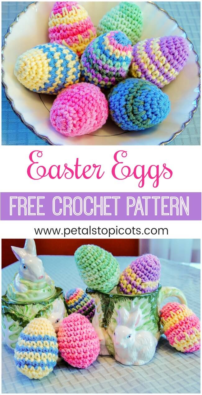 Crocheted Easter Eggs Pattern