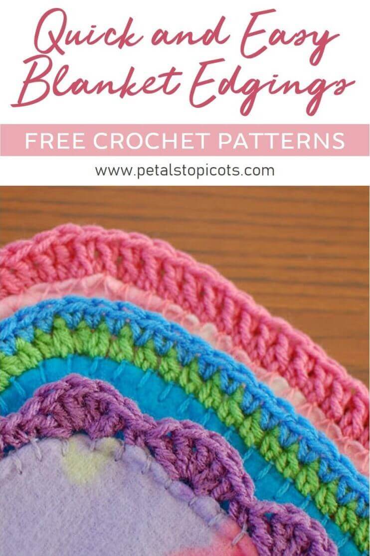 Quick Easy Crochet Edging Patterns Petals To Picots