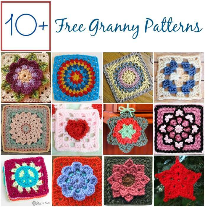 10 Free Granny Square Patterns