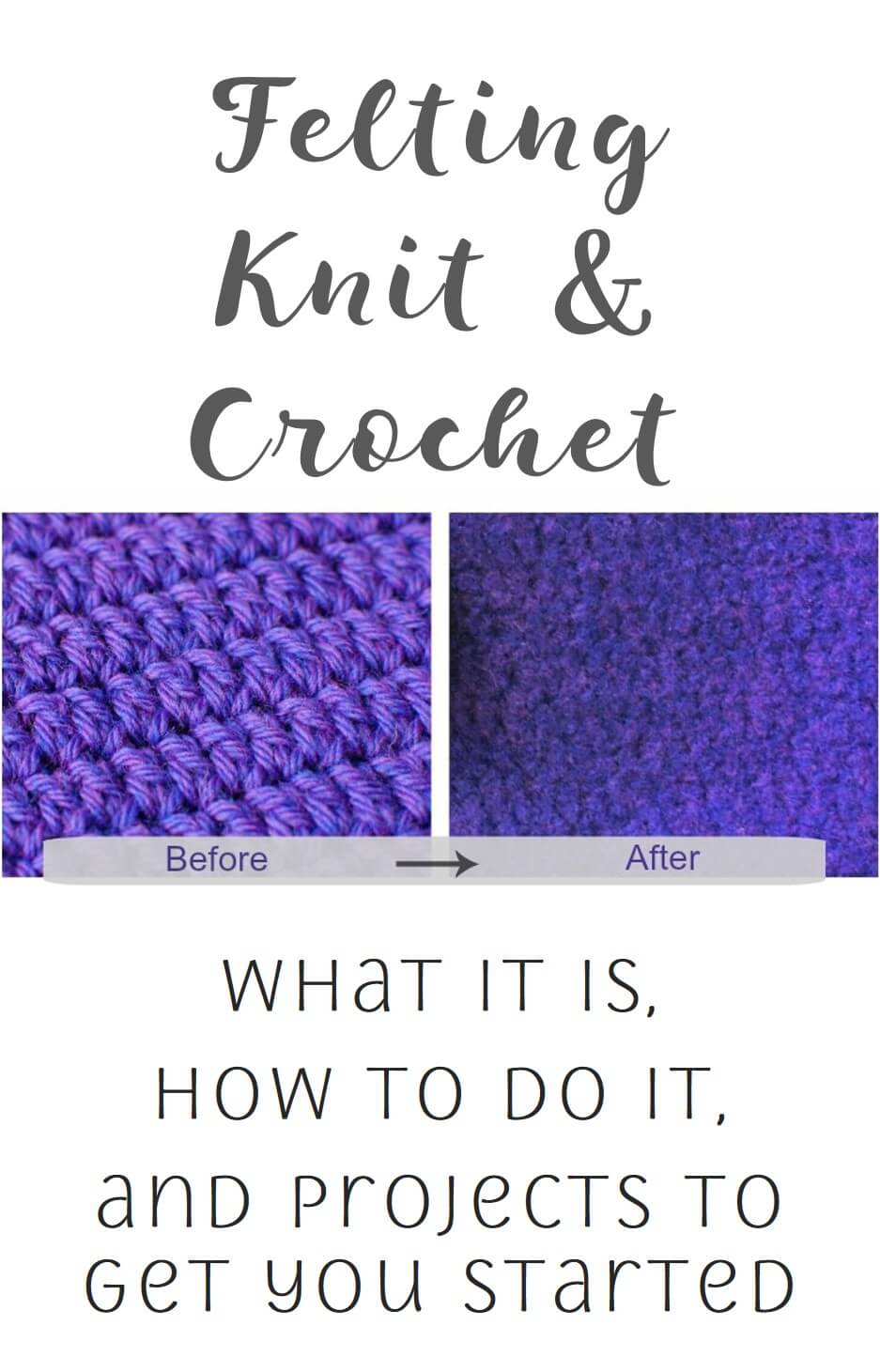 Felting Knitting & Crochet: What Is Felting? How To Felt?