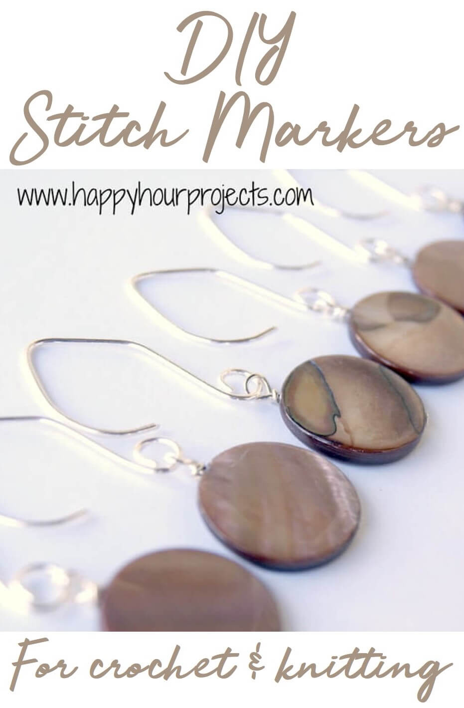 How to Make Stitch Markers for Crochet & Knitting