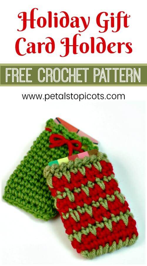 Holiday Gift Card Holder Crochet Patterns