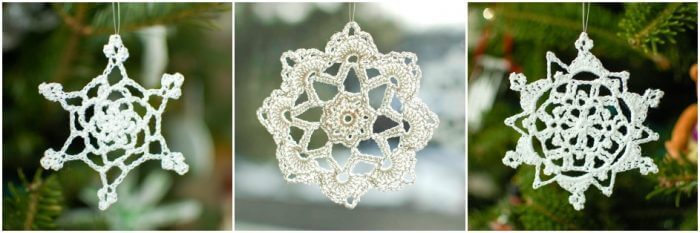 Free Snowflake Crochet Patterns | www.petalstopicots.com