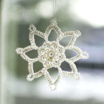 Grandma Jennies crochet snowflake pattern - 1 Grandma Jennies crochet snowflake pattern - 1
