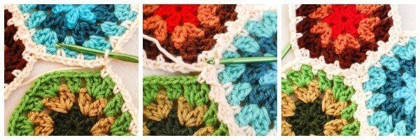 Crochet Join As You Go JAYGO Method | www.petalstopicots.com