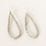 Crochet Teardrop Wire Earrings Crochet Teardrop Wire Earrings