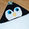 Penguin Hooded Baby Towel