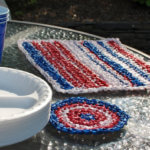 Plarn Placemat and Coaster Crochet Pattern Plarn Placemat and Coaster Crochet Pattern