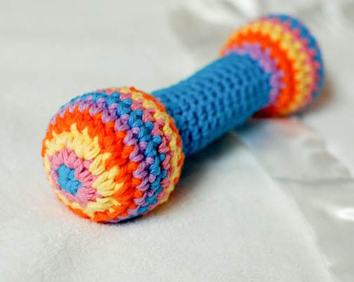 Crochet Baby Rattle Pattern / Clutch Toy crochet rattle pattern (3 of 5)
