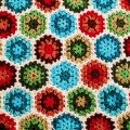 Granny Hexagon Afghan Granny Hexagon Afghan