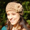 Crochet Ear Warmer Pattern with Flower