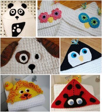All Animals Hooded Blankets / Towels