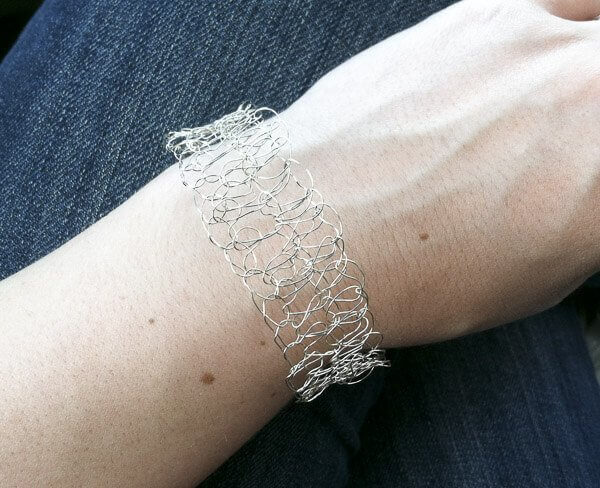 crochet wire jewelry