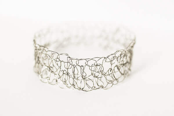 crochet wire bracelet