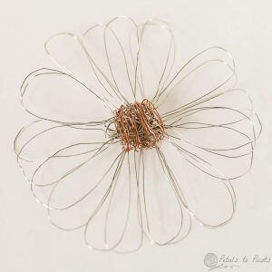 wire loom flower