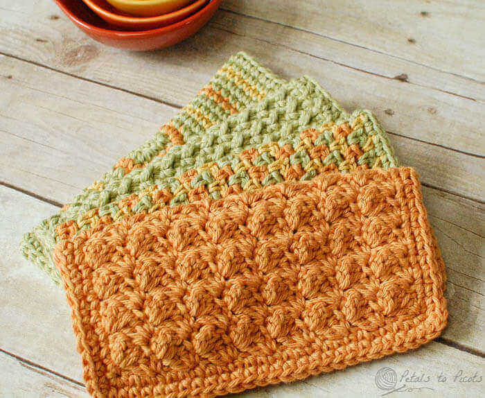 Crochet Dishcloths … 4 Quick and Easy Crochet Dishcloths Patterns