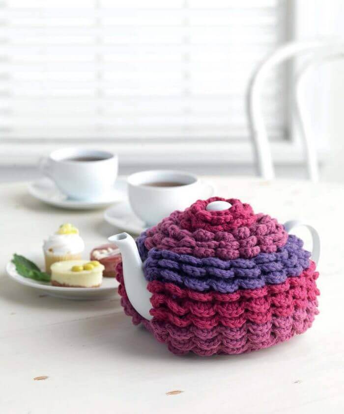 Crochet at Home - Tiered Tea Cozy beauty shot