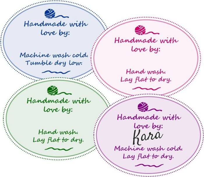 made with love printables:  Handmade gift tags, Handmade tags