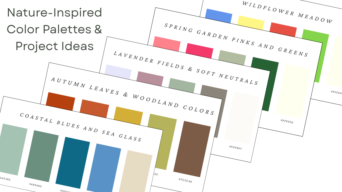 Nature-Inspired Color Palettes for Crochet Projects