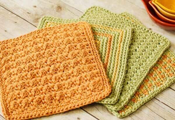 Textured Crochet Dishcloth Patterns