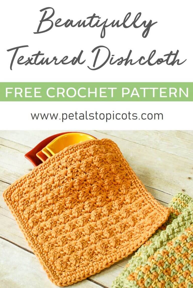 Textured Crochet Dishcloth Pattern