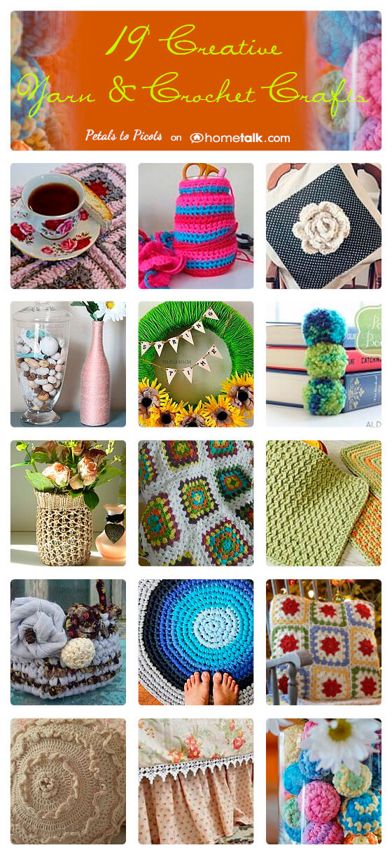 19 Creative Yarn & Crochet Crafts