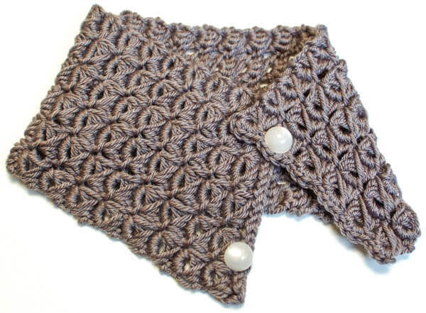 broomstick lace cowl