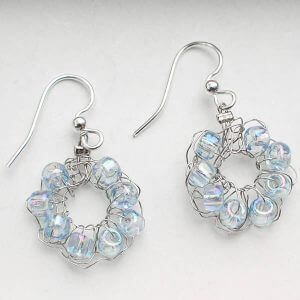 Wire earrings