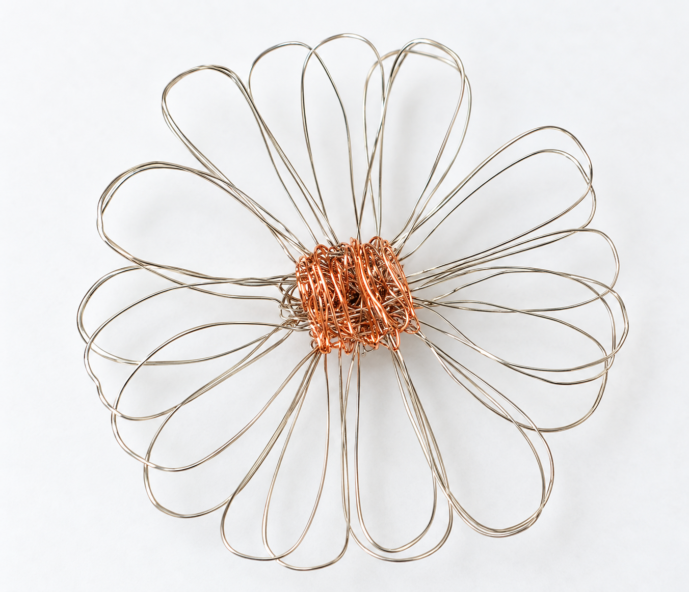 How to Make a Wire Loom Flower