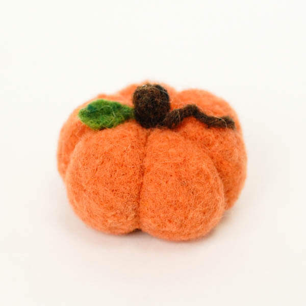 Pumpkin Needle Felting Project