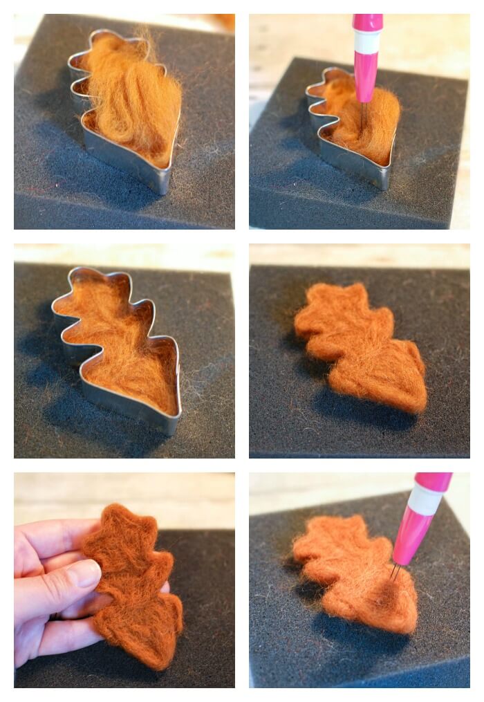 Using Cookie Cutters as Needle Felting Supplies