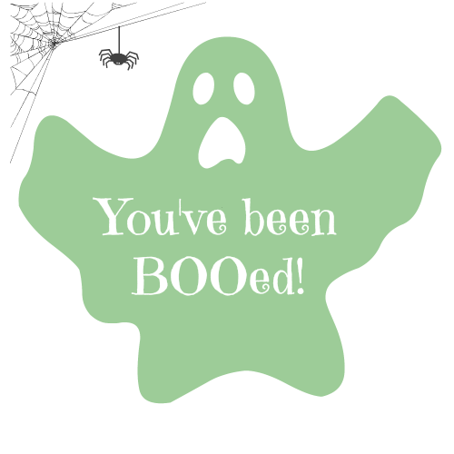 You've been BOOed! Free Ghosting Printable | www.petalstopicots.com