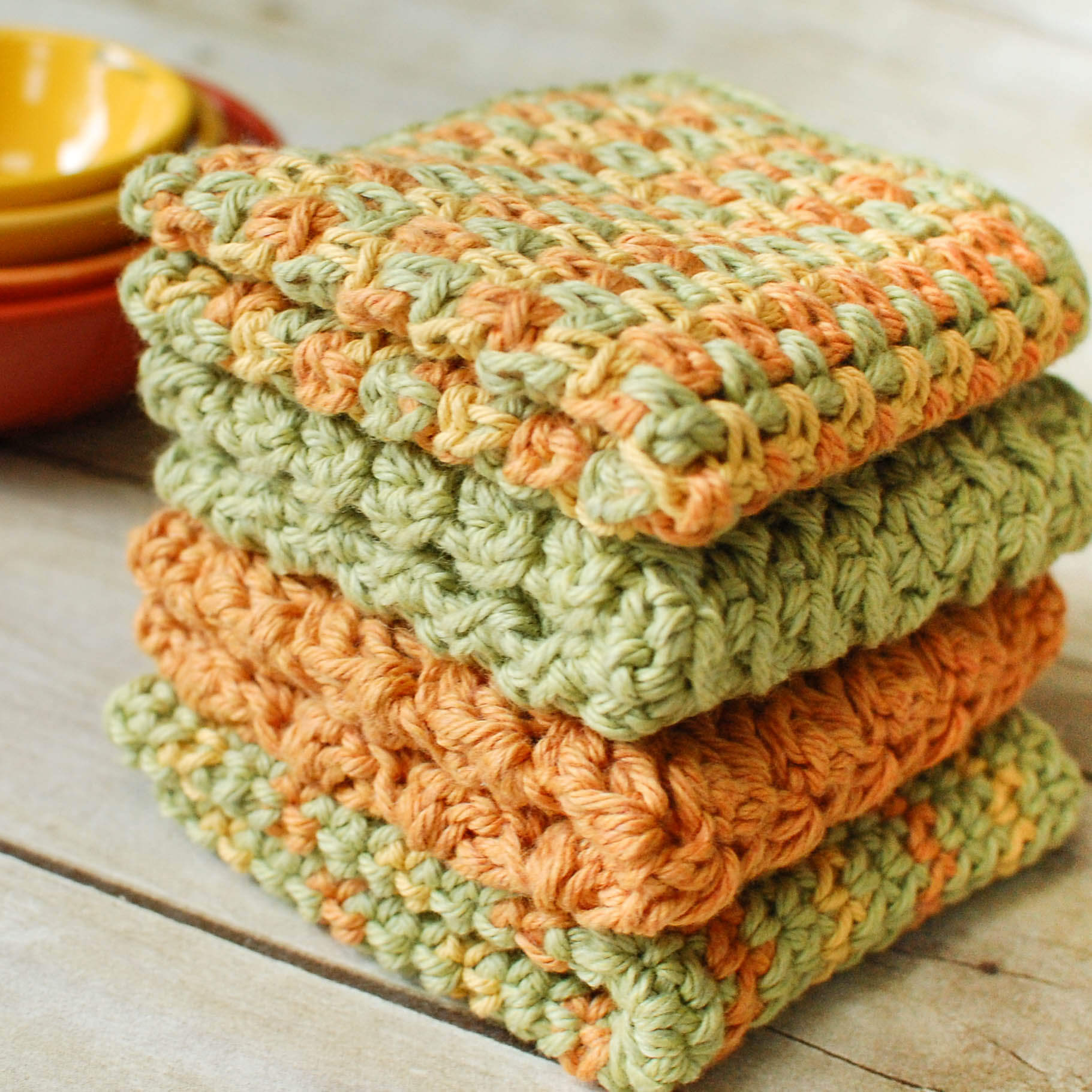 Free Cotton Dishcloth Crochet Pattern