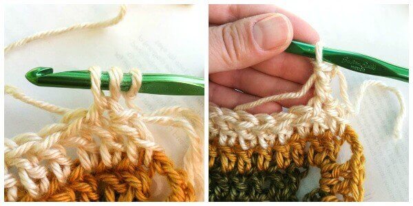 How to Crochet Standing Stitches