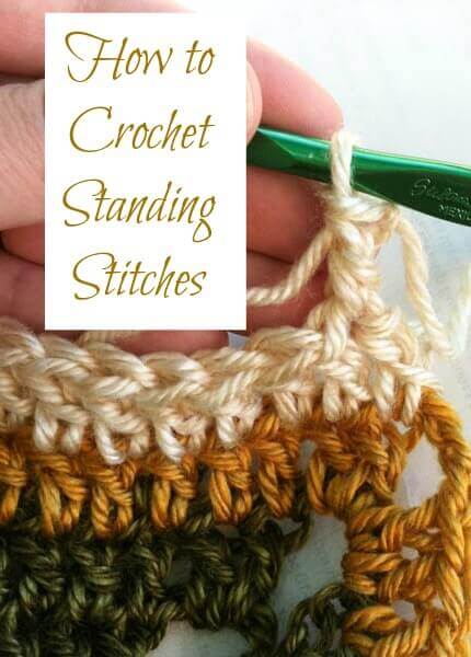 How to Crochet Standing Stitches